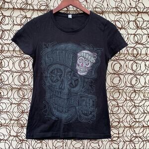 Sturgis Bike Week T-shirt black purple skull 2019 76th annual